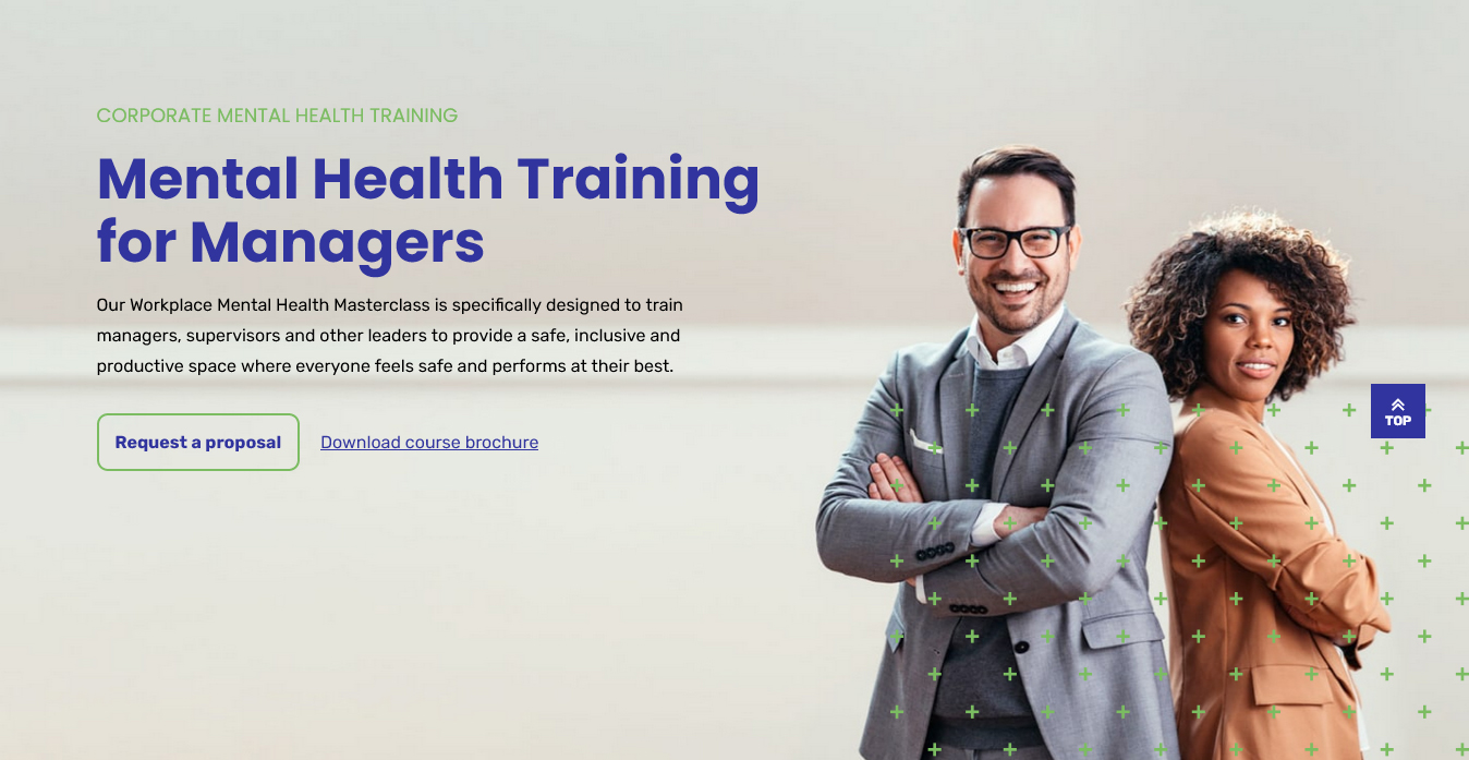 mental health training for managers
