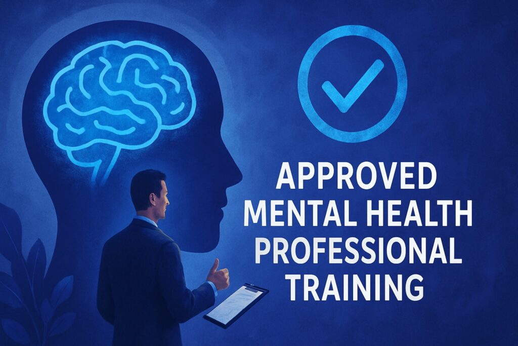 approved mental health professional training guide for 2025