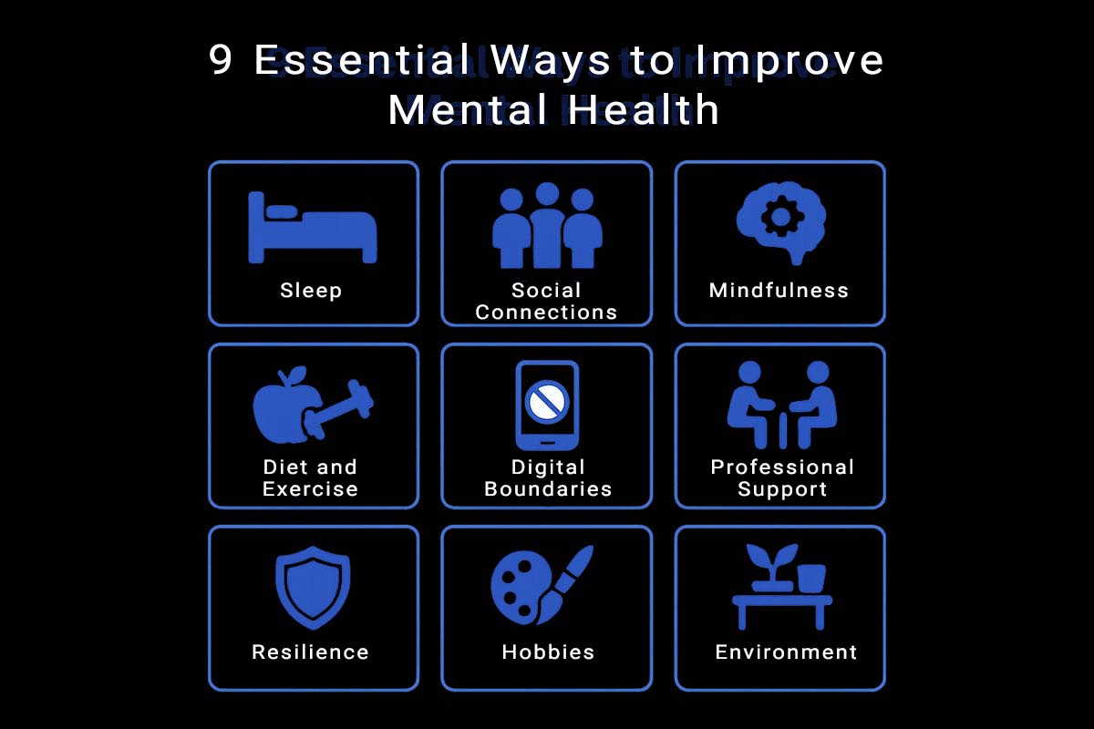 9 Essential Ways to Improve Mental Health