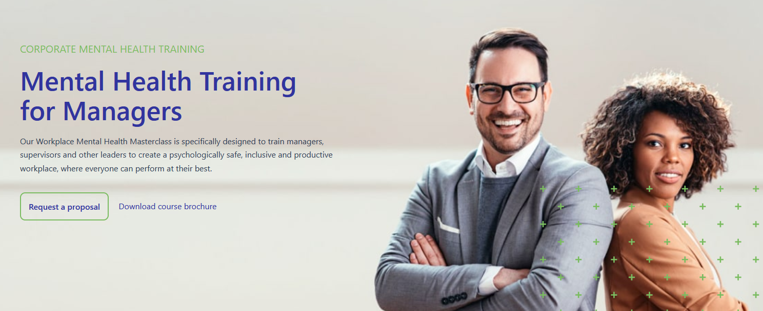 mental health training for managers